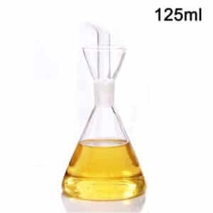 Einemgeld Ölausgießer 120ml Olivenölspender Ölflasche Glas mit tropffreiem Flaschenauslauf