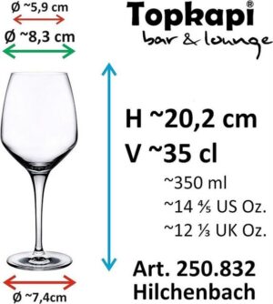 Topkapi elite Cocktailglas Topkapi elite Aperol Spritz Glas Hilchenbach 6er Set