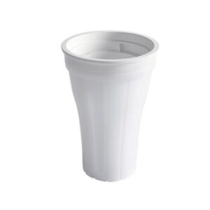 Runxizhou Eiswürfelform DIY Slushy Maker Cup Pinch Ice Cup DIY Cup Weiß