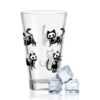 GRAVURZEILE Glas Wasserglas mit UV-Druck - Gruselkatze Design - mit Halloween Motiv