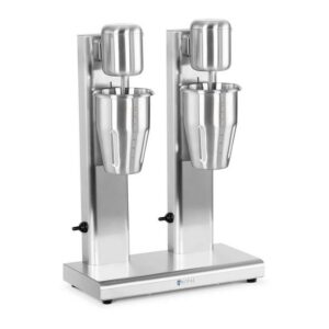 Royal Catering Cocktail Shaker Doppel-Milchshaker 2 x 1 l 15.000 U/min Edelstahl Standmixer