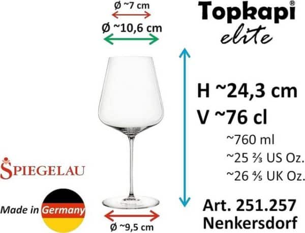 Topkapi elite Cocktailglas Topkapi elite Aperol Spritz Glas Nenkersdorf I 2 Stück