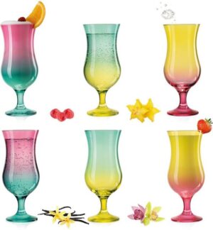 PLATINUX Cocktailglas Cocktailgläser Rainbow-Set