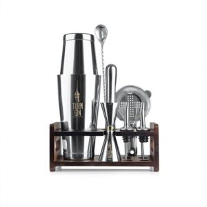 TURM GIN Cocktail Shaker Set 10-tlg. - Edelstahl