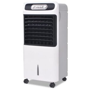 DOTMALL Eiseimer tragbarer Ventilator Mobiler Luftkühler 80 W 12 L 496 m³/h befeuchten