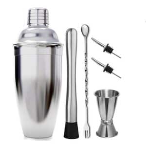 COUNJOYING Cocktail Shaker Cocktail Shaker Edelstahl Barkeeper Set