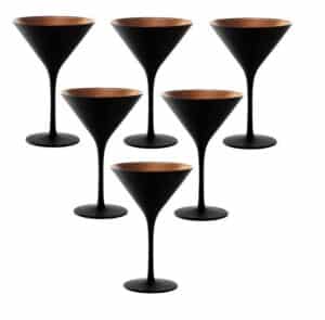 Stölzle Cocktailglas Stölzle Lausitz Elements Cocktail Schwarz-Bronze (6er Set)
