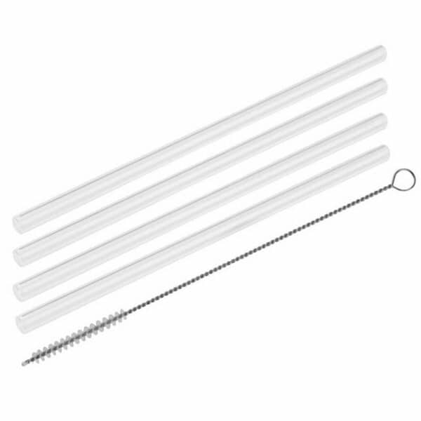 FACKELMANN Trinkhalme 4er Set Rio Party 22 cm