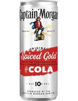 Captain Morgan & Cola Original Spiced Gold (Einweg)