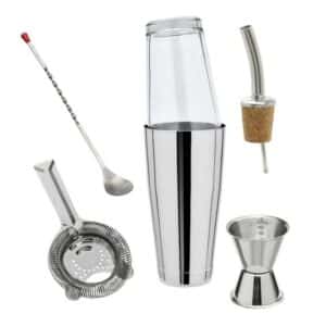 FUCHS Cocktail Shaker Сocktail Mix Set - Boston Shaker komplett groß