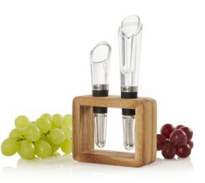 AdHoc Flaschenausgießer Wein-Genießer-Set Vine