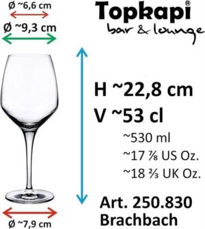 Topkapi elite Cocktailglas Topkapi elite Aperol Spritz Glas Brachbach XL 6er Set