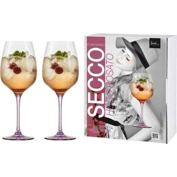 Eisch Cocktailglas Secco Flavoured Hugo Rosato Gläser 710 ml 2er Set