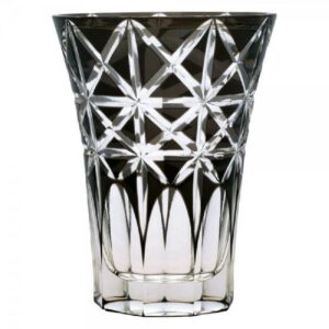 Greengate Cocktailglas Gate Noir Wasserglas Cross Dark Grey