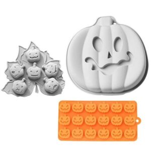 Metamorph Eiswürfelform Halloween Silikonformen Set Kürbisse zum Backen un