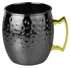 sambonet Cocktailglas Bar Utensils Moscow Mule Becher schwarz 500ml