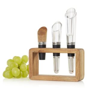 AdHoc Flaschenausgießer Wein-Genießer-Set Vine