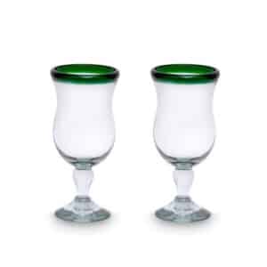 mitienda Cocktailglas Cocktailgläser 2er Set grün