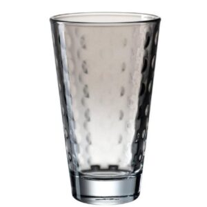 LEONARDO Cocktailglas Leonardo Trinkglas Optic Pastell Grau (Groß)