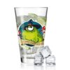 GRAVURZEILE Glas Wasserglas mit UV-Druck - Happy Halloween Kröte Design