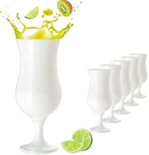 PLATINUX Cocktailglas Weiße Cocktailgläser