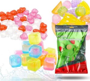 Everhomely® Eiswürfelform 72x wiederverwendbar & Bunte Eiswürfel - aus BPA freien Kunststoff