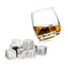 PRECORN Eiswürfelform 9er Set Whisky Steine aus natürlichem Speckstein Whiskysteine