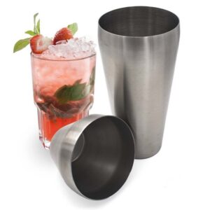 wisefood Cocktail Shaker Cocktailshaker 2-Teilig aus Metall 700ml