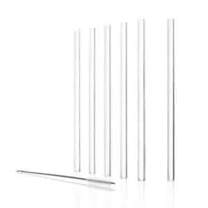 Stölzle Trinkhalme Bar Glastrinkhalme 23 cm 7er Set