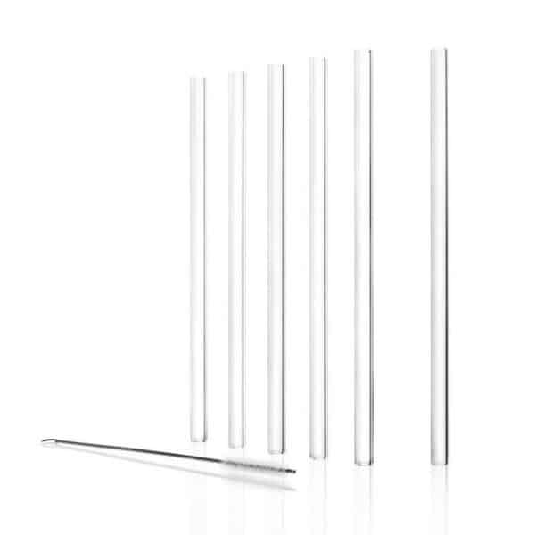Stölzle Trinkhalme Bar Glastrinkhalme 15 cm 7er Set