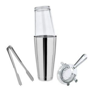 FUCHS Cocktail Shaker Boston Shaker - Komplett Set klein