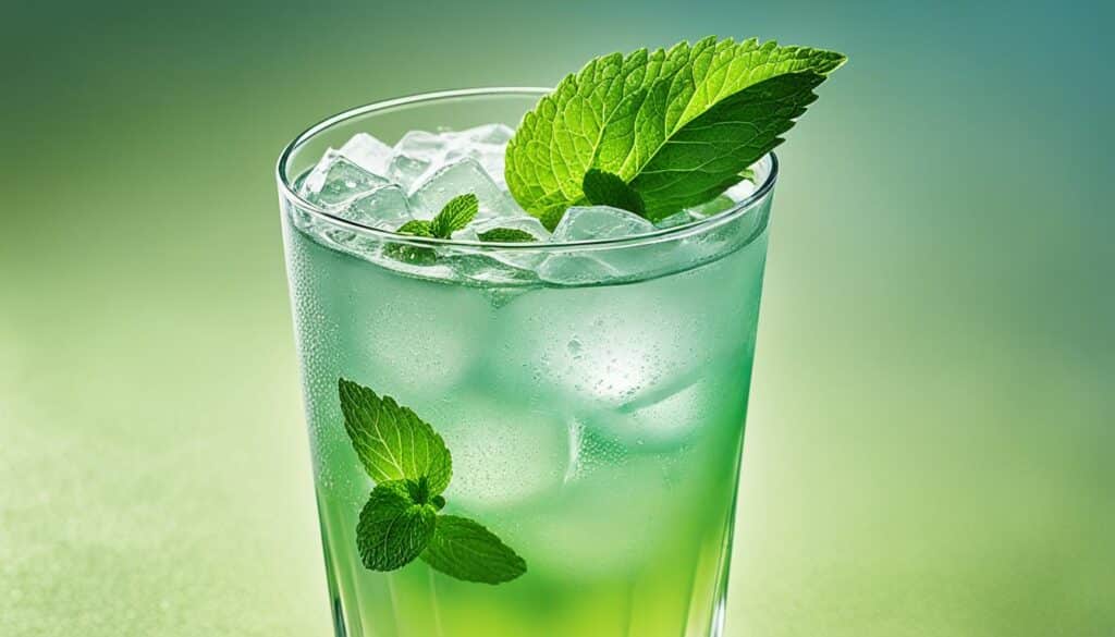 Minze im Hugo Cocktail